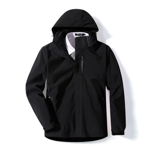 Outdoor Wear Latest Price Men Softshell Jacket Canvas Hooded <b>Quilted</b> Winter Breathable Long Sleeve - Product Image 6