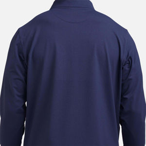 เสื้อฮู้ดผู้ชายแบบซิปครึ่งตัวสำหรับฤดูหนาว ผลิตโดย OEM คุณภาพสูง ผ้าฝ้ายผสมโพลีเอสเตอร์ แห้งเร็ว ระบายอากาศได้ดี แบบยูนิเซ็กส์ ขายส่ง กันน้ำ กันลม - Product Image 6