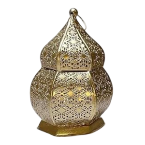 High Quality <b>Brass</b> Vintage Embossed <b>Lantern</b> With Polish Finished For Tabletop Decor Arabic <b>Lantern</b> For Home Decoration - Product Image 2