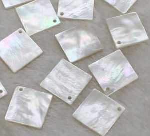 Nacre écologique puces coquille ronde pour bijoux faits main - Product Image 4