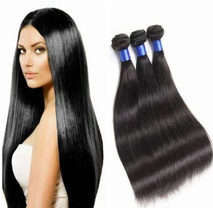 Haute qualité 100% Vietnam Remy Extensions de cheveux humains couleur naturelle extrémité épaisse cuticule alignée naturel droit en vrac russe - Product Image 3