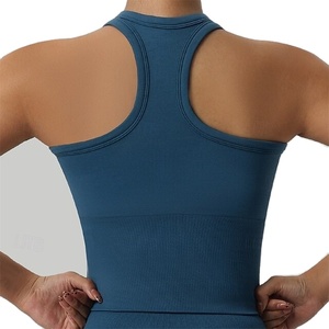 เสื้อชั้นในกีฬาสำหรับผู้หญิงมาใหม่ชุดใส่เล่นกีฬาในยิมชุดวิ่งสปอร์ตบราเสื้อกล้ามครอปสำหรับผู้หญิง - Product Image 4