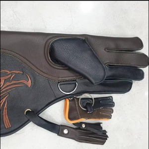 ถุงมือหนังลายเหยี่ยวถุงมือฝึกนกอินทรีออกแบบได้ตามที่ต้องการ - Product Image 6