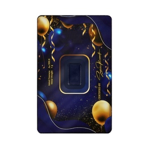 Confezione di sicurezza in plastica trasparente per lingotto d'oro da 1g della Mint ufficiale, con blister, regalo di <span class=keywords><strong>buon</strong></span> <span class=keywords><strong>compleanno</strong></span> (solo custodia vuota) - Product Image 5