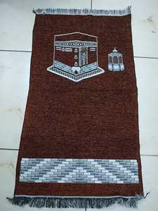 Janamaz พรมสวดมนต์มุสลิมผ้านุ่มพับได้กันลื่นพิมพ์ลายใส่สบาย - Product Image 3