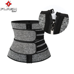 Entrenador de cintura para hombre, cinturón recortador para pérdida de peso, moldeador de cuerpo de neopreno, entrenamiento de sudor, cinturón para el vientre, correas dobles ajustables - Product Image 5