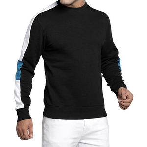 Venta al por mayor 100% poliéster algodón personalizado polar cuello redondo sudaderas para hombres mejor Top gran oferta invierno esencial liso teñido - Product Image 5