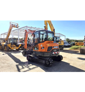Gebrauchte Doosan DX63 5-Tonnen- und 6-Tonnen-Minibagger, Raupenbagger, gebrauchte Kleinbagger H55 DX60 DX55 CE - Product Image 2