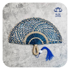Natural Woven Seagrass Hand Fan Handmade Rustic Fan for Promotional <b>Gift</b> and Souvenir - Product Image 1