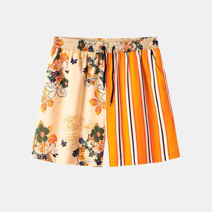 Short de fitness d'été à fleurs avec sublimation personnalisée Vêtements de sport respirants à séchage rapide pour short de style décontracté à sublimation - Product Image 1