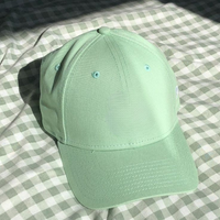 Gorras de béisbol deportivas personalizables de tela de algodón de 6 paneles, calientes y plegables con bordado de logotipo, sombreros y gorras cortos en blanco para hombres