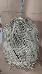Boho Style Natural <b>Seagrass</b> Pendant Lampshade Design Chandelier Lamp <b>Shade</b> Home Decor Living Room Coffee Shop Handmade Vietnam - Product Image 5