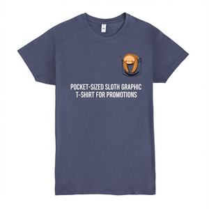 T-shirt con Grafica di Bradipo Tascabile per Promozioni - Product Image 2