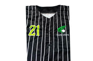 เสื้อเบสบอลคอวีคุณภาพสูงของผู้ชายเครื่องแบบระบายอากาศได้ดีชุดเบสบอลซอฟต์บอลปรับแต่งได้ - Product Image 6