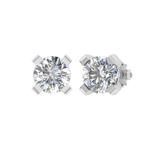 Classique 950 Platine À La Mode OEM ODM Personnalisé Fine Jewelry Moissanite Diamant Boucles D'oreilles pour les Femmes pour l'Engagement - Product Image 2
