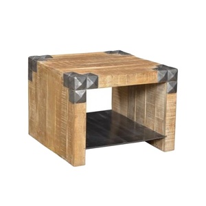 Artistocrat Collection Table d'appoint moderne de luxe Finition naturelle Tables de chevet pour la maison dans le salon, la chambre à coucher ou la cuisine - Product Image 1