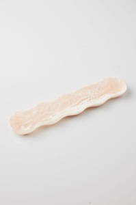 Classic Resin Serving Plate <b>for</b> Kitchen Home Hotel Restaurant Dish Food Rice Plated Silver Color - Product Image 4