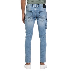 Bangladesh กางเกงคาร์โก้6กระเป๋าทรงสลิมฟิตสไตล์ลำลองกางเกงยีนส์ขายาวผ้ายืดกางเกงยีนส์ผู้ชาย - Product Image 2