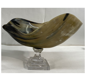 2025 Unique Design corne bol de service dîner ensemble plats vaisselle Falah International pour fête à la main Buffalo corne bol inde - Product Image 3