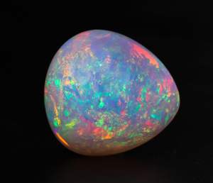 หินโอปอล์ทรงหลังเบี้ยสีสดใสเล่นหินแต่ละชิ้นเสร็จแล้วสำหรับเครื่องประดับใช้พื้นผิวทรงโดมเรียบและมีความคมชัดสูง - Product Image 2