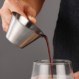 Tasse à mesurer pour expresso en acier inoxydable 304, 100 ml, tasse à extraction de café avec poignée et échelle pour <span class=keywords><strong>barista</strong></span> - Product Image 6