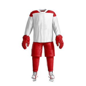 Maillot de hockey sur glace personnalisé, broderie par sublimation, uniformes de hockey sur glace unisexe avec logo personnalisé OEM - Product Image 5