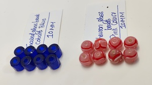 Cuentas de Cristal Facetadas Hechas a Medida, Cuentas Espaciadoras Africanas de Cristal Rosa Chevron para la Fabricación de Joyas, Pulseras y Collares DIY - Product Image 4