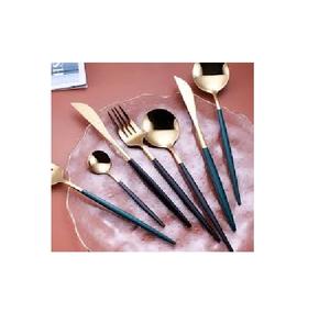 Juego de cubiertos de metal de acero inoxidable ecológico de nuevo diseño Cubiertos decorativos elegantes para portabilidad Fabricante directo - Product Image 4