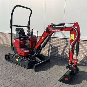 Mini excavatrice Yanmar VIO12 certifiée CE petite excavatrice à chenilles hydraulique de 1.2 tonnes à queue zéro pour l'aménagement paysager de construction - Product Image 1