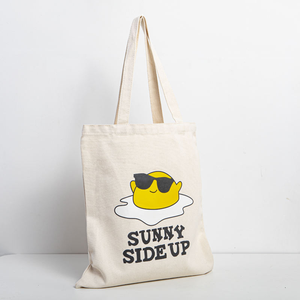 Sac fourre-tout en toile de coton recyclé Premium 100% personnalisé écologique 100% coloré rayé design réutilisable fournisseur en gros - Product Image 2