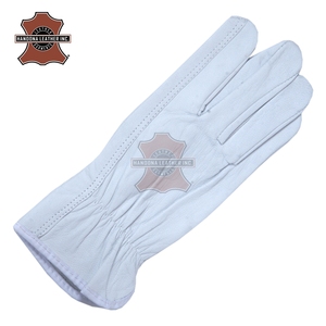 Guantes de Mecánico de Cuero Sintético Negro y Gris con Función Anti-Impacto y Pantalla Táctil para Hombre, Listos para Enviar - Product Image 5