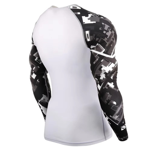 Supplier Rash Guard Bjj Surfing Swimming UV Protection Long Sleeve MMA Men's Rashguard UPF 50 <b>Surf</b> Shirt - Product Image 5