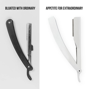 Rasoir droit professionnel Apollo13 Kit de rasoir droit ultra exposé avec 10 lames Premium 2mm exposées (Apollo13) - Product Image 4