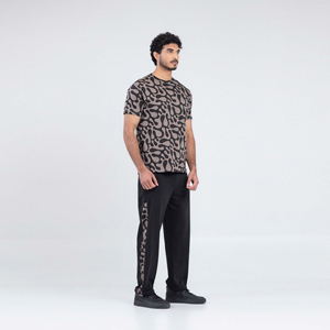 T-shirt en tricot personnalisé par sublimation, usine OEM, marque privée, style tendance, streetwear, séchage rapide, confortable, vêtement décontracté - Product Image 4