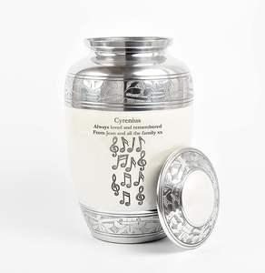 โกศอลูมิเนียมสำหรับงานศพโกศโลหะขี้เถ้าจากอินเดีย - Product Image 1