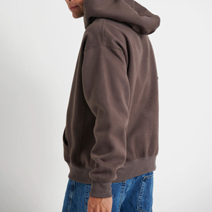 Meilleure vente lettre personnalisée broderie 100% coton gros surdimensionné unisexe respirant hommes sweats à capuche goutte épaule Streetwear - Product Image 2