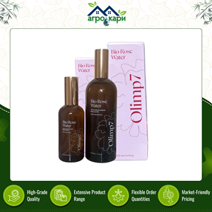 100% <b>Pure</b> Organic Rosa Damascena Leaves Hydrosol Liquid | Aromatic Floral Scent Glass Bottle Packaging - Product Image 2