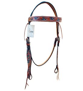 Produits de cheval en cuir de logo personnalisé de haute qualité Headstall Western Horse Bridle Carving Culotte Halter pour l'équitation - Product Image 5