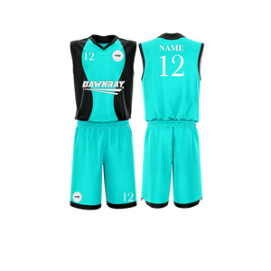 Conjunto de uniforme de baloncesto deportivo, camiseta y pantalones cortos de poliéster transpirable de secado rápido, ropa deportiva de equipo para hombres, mujeres y jóvenes - Product Image 1