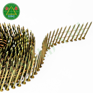 Clavos de paleta de bobina de acero al carbono hechos en Vietnam recubiertos de aceite con vástago espiral suave estilos de cabeza redonda afilada Tipo de vástago de anillo duradero - Product Image 3