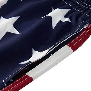 Personalizado puff Impresión logotipo lavado con ácido pantalones cortos de sudor unisex hombres casual Jogger sudor corto 100% algodón streetwear hombres pantalones cortos de lana - Product Image 6