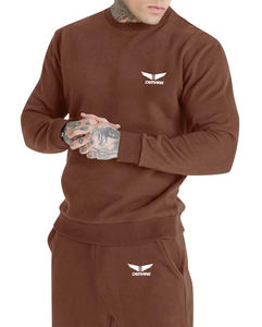 ชุดกีฬากันหนาวคอกลมสำหรับผู้ชายชุดวอร์มฤดูหนาวออกแบบได้ตามต้องการ - Product Image 1