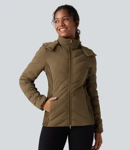 Vestes matelassées à prix ajustable, personnalisez votre propre logo, vestes matelassées pour femmes de haute qualité, best-seller, faible MOQ - Product Image 6