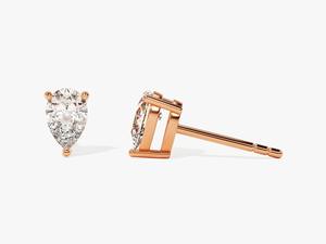 Pendientes de tuerca hechos a mano de Plata de Ley 925 de estilo bohemio para mujer, piedras preciosas de topacio blanco con joyería clásica chapada en oro - Product Image 2