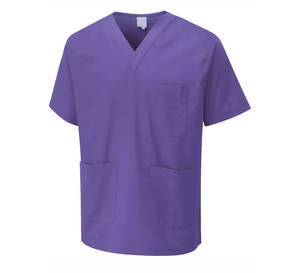 Camisetas de manga corta hechas a medida de alta calidad para hombre, uniformes de hospital OEM ligeros y transpirables en colores/tamaños personalizados - Product Image 6