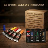 PINIX X-1103 Super Glue Liquide 3g Tube en Aluminium Carte Blister Colle Instantanée Colle Puissante Adhésif Cyanoacrylate Vente en Gros OEM