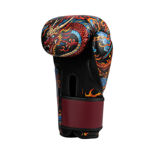 Guantes de Boxeo Profesionales de Piel Sintética Transpirable de Alta Calidad con Logotipo Personalizado, para Entrenamiento y Sparring, Venta al por Mayor - Product Image 4