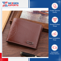 Komitmen Kualitas 100% Dompet Pria Fashion PVC Tahan Air Poliester Ukuran Pendek Terbuka Pesanan Ekspor Grosir Terpercaya Indian Nexgen