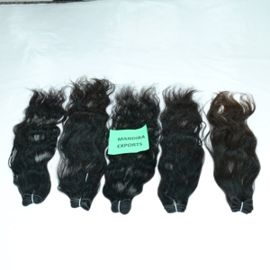 Proveedor de cabello humano virgen Natural 100%, venta al por mayor, onda profunda suelta ondulada del templo indio, tejido Remy alineado con Caticle - Product Image 1