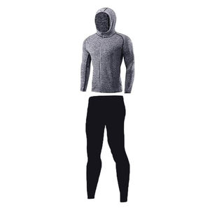 Conjunto Deportivo Personalizado de Venta Caliente, Top Deportivo y Pantalones de Chándal de Color Sólido para Hombre, Conjunto Deportivo de Felpa para Hombre - Product Image 5